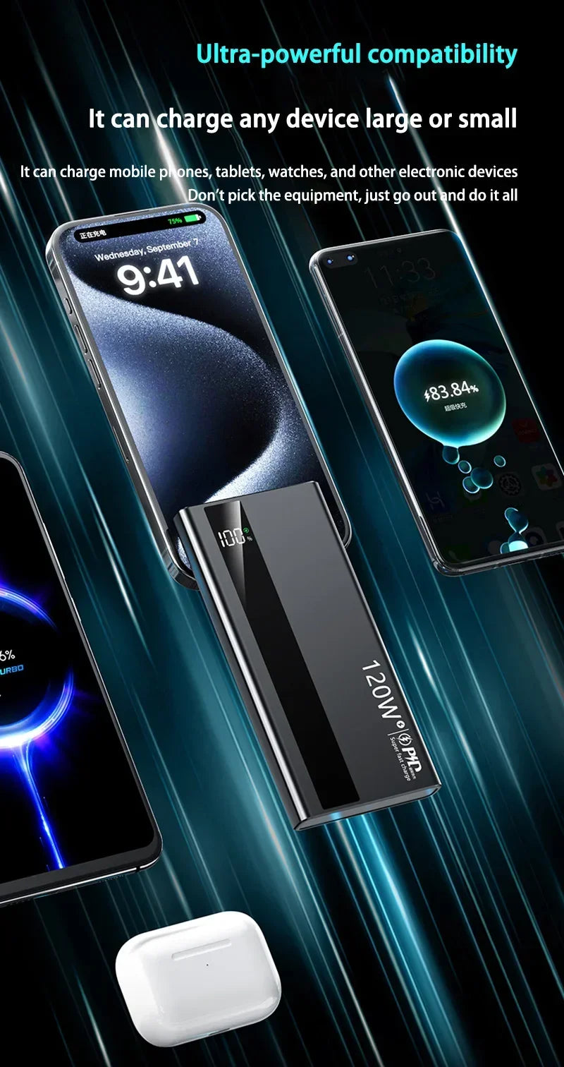120W 200000mAh מטען שייאומי נייד